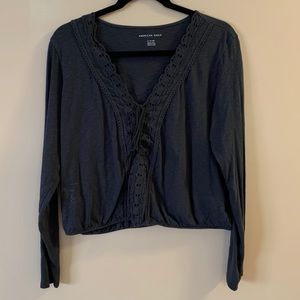 American eagle cropped long sleeves
